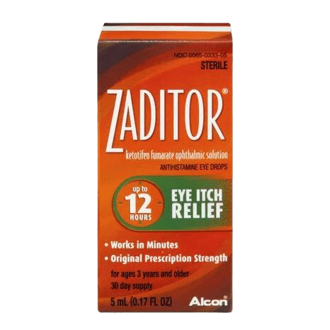 Allergy Eye Relief Zaditor® 0.17 oz. Eye Drops - Hope Health Supply