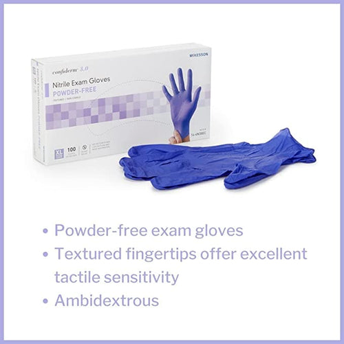 McKesson Confiderm® 3.0 NonSterile Nitrile Gloves - Hope Health Supply