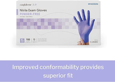 McKesson Confiderm® 3.0 NonSterile Nitrile Gloves - Hope Health Supply