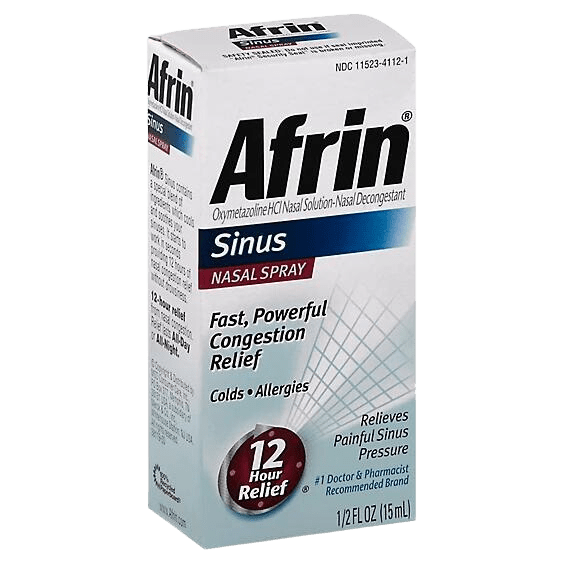 Sinus Relief Afrin® Allergy Sinus 0.05% Strength Nasal Spray 15 mL - Hope Health Supply