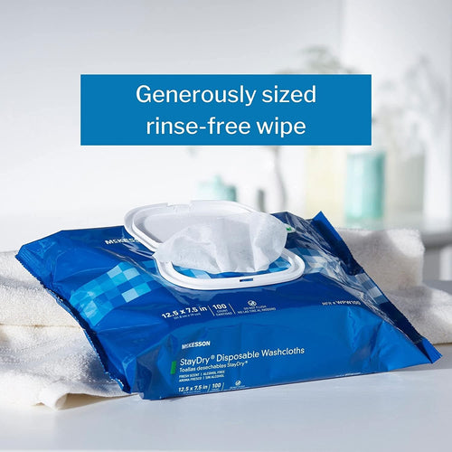 StayDry® Disposable Washcloths with Aloe - Hope Health Supply