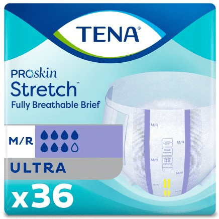 TENA ProSkin Stretch Unisex Adult Incontinence Brief - Hope Health Supply